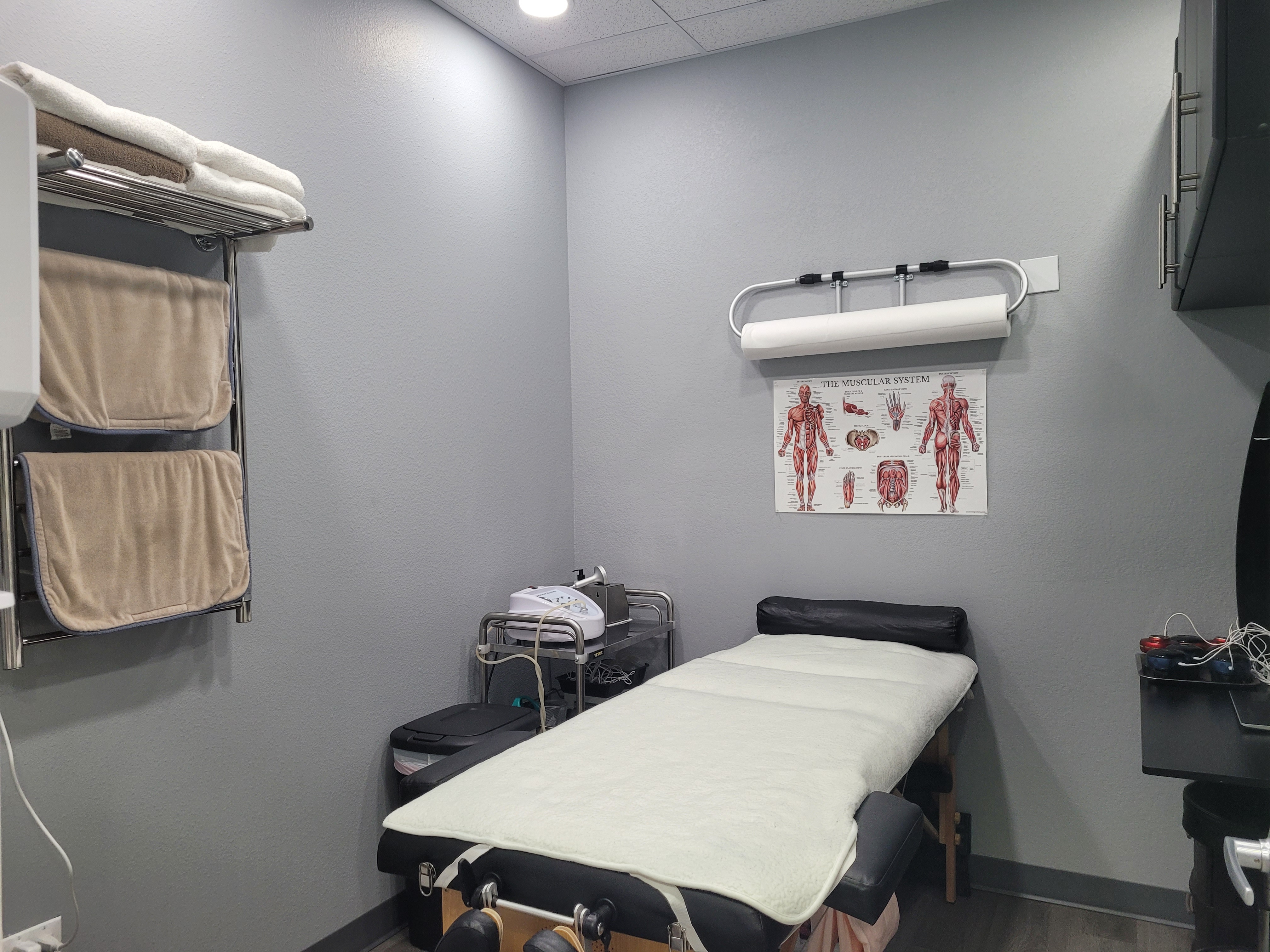 Clean exam room at Parker Point Medical Center
